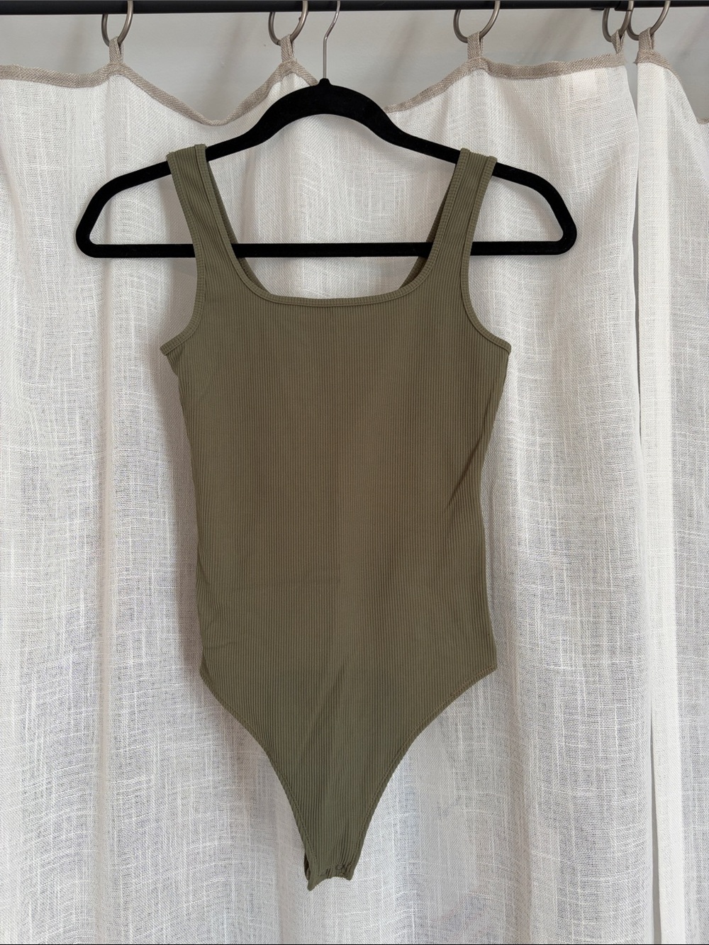 Abercrombie Ribbed One-Piece Bodysuit